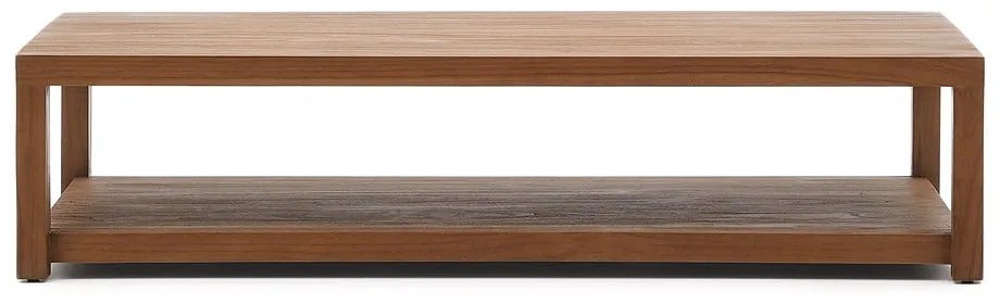 Konferenčný stolík z tíkového dreva v prírodnej farbe 70x150 cm Sashi – Kave Home