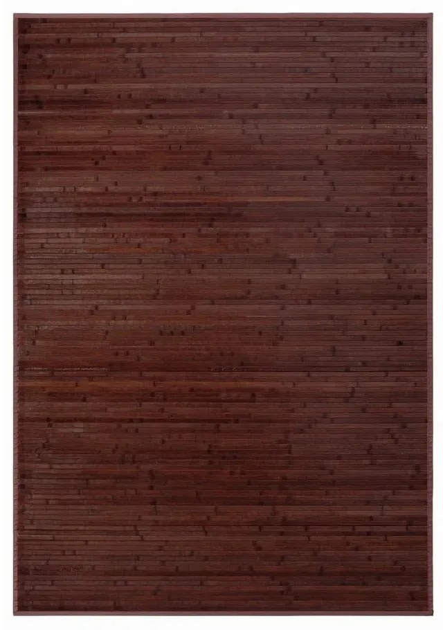 Tmavohnedý bambusový koberec 140x200 cm – Casa Selección
