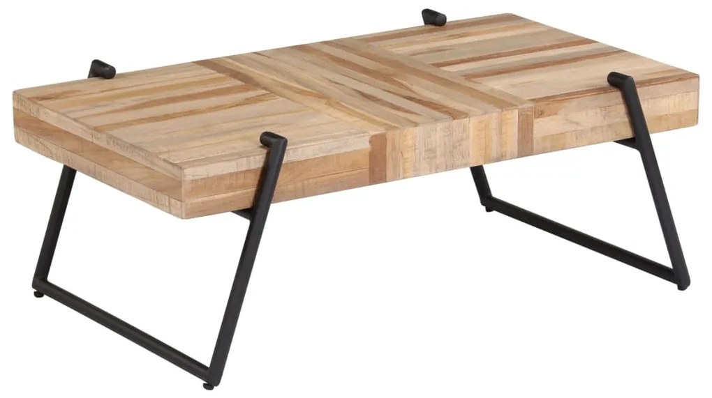 vidaXL Konferenčný stolík z recyklovaného teakového dreva 90x50x33 cm
