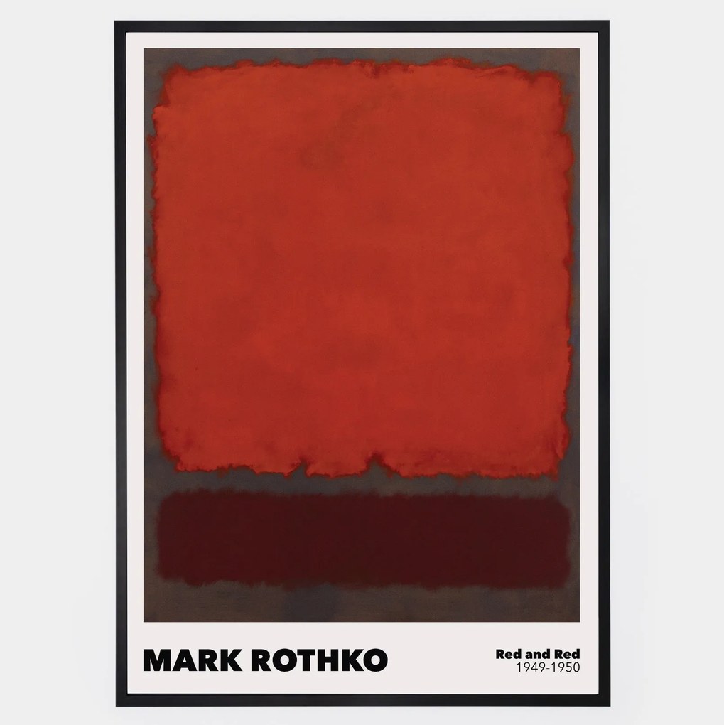 Plagát Orange, Red and Red | Mark Rothko