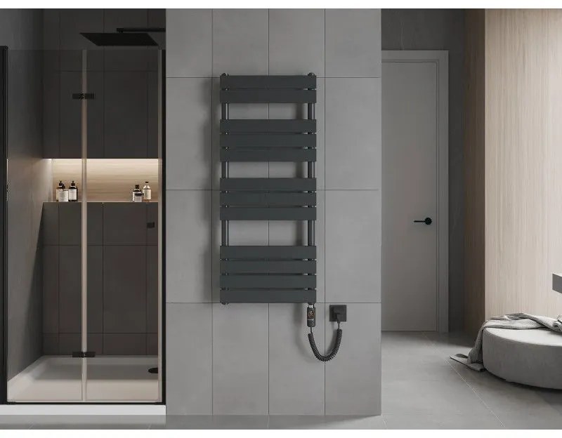 Mexen Ceres, elektrické vykurovacie teleso 1200 x 500 mm, 600 W, antracitová, W111-1200-500-2600-66