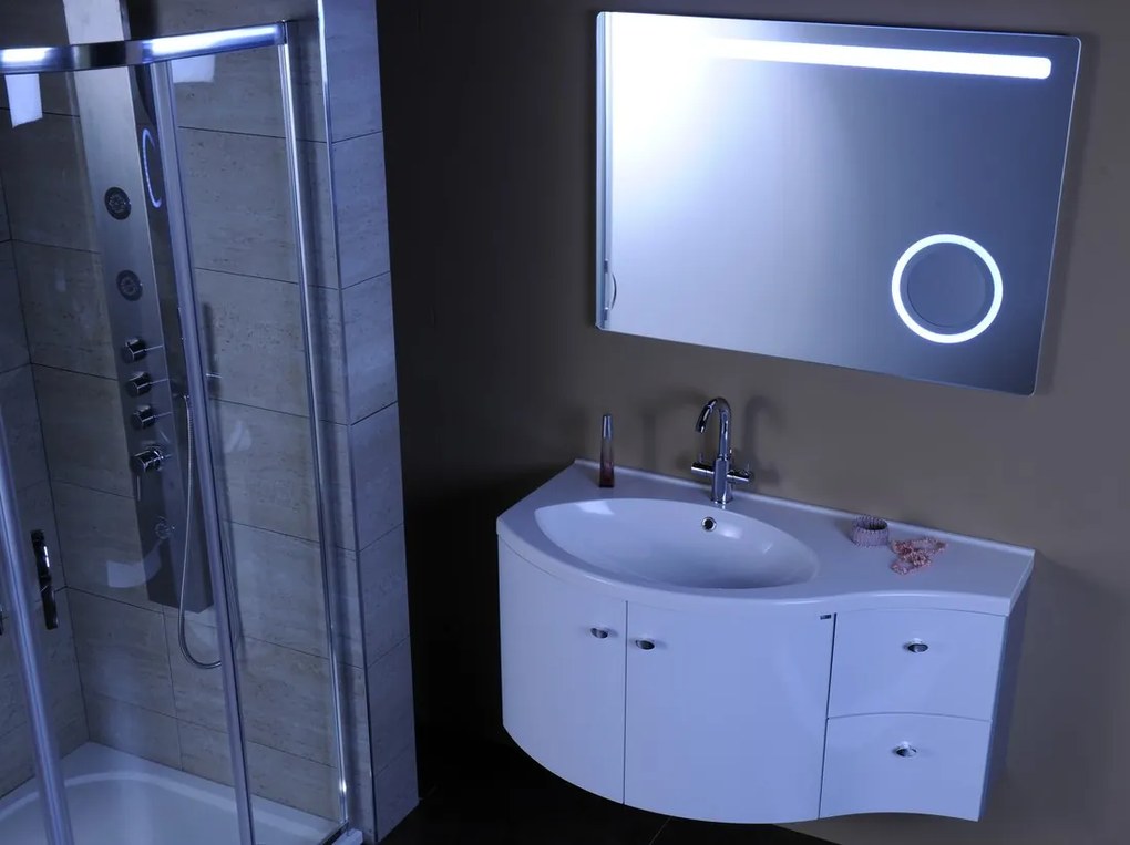 Sapho Sapho, ASTRO LED podsvietené zrkadlo 600x800mm, kozmetické zrkadielko, MIRL2