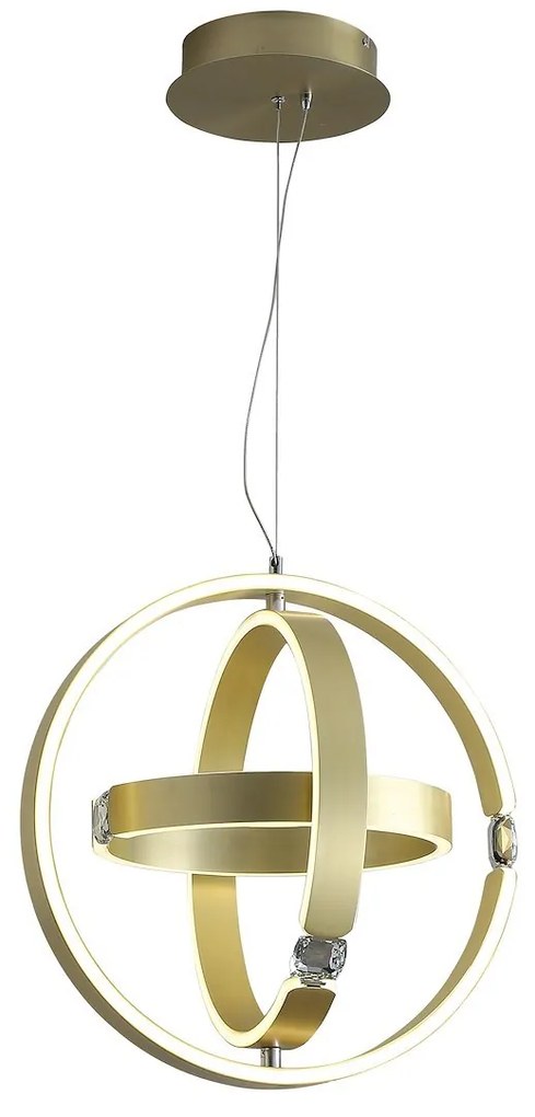 Závesné LED svietidlo Sirius, 3x LED 80w, 4000k, g
