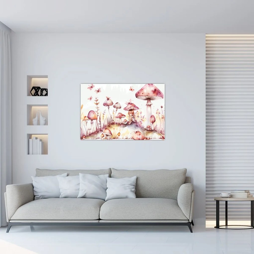 Obraz - Ružová víla (90x60 cm)