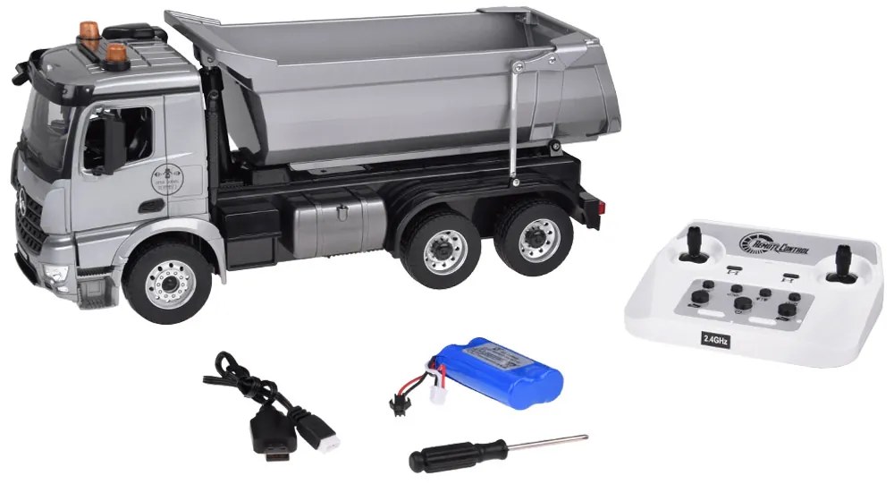 Sklápač s návesom RC Mercedes Arocs METAL1:20 EE RC0667