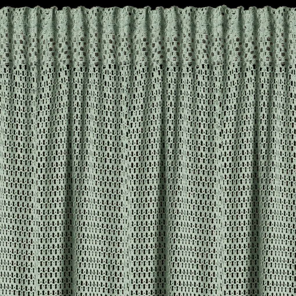 ZÁVES NA PÁSKE GABBY 140X270 CM MÄTOVÁ