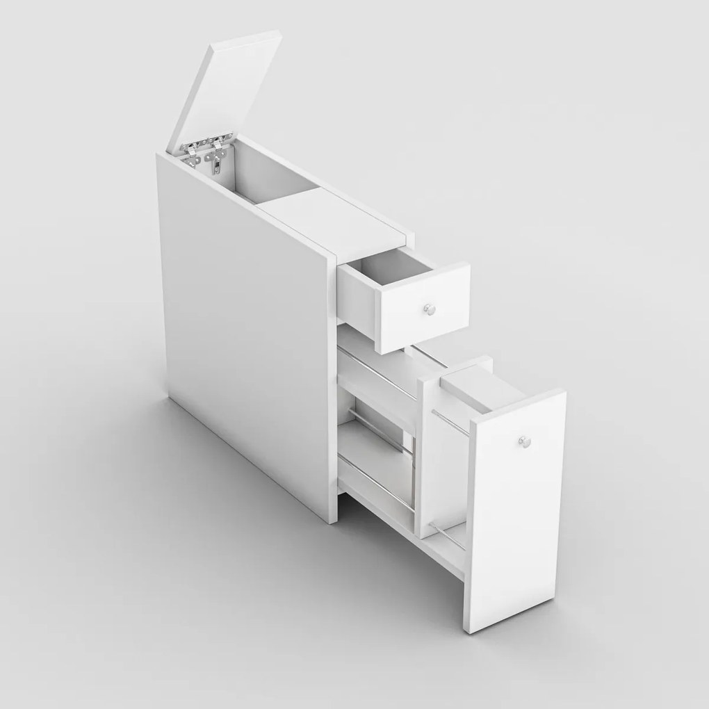 Kúpeľňová skrinka Calencia 55 cm biela