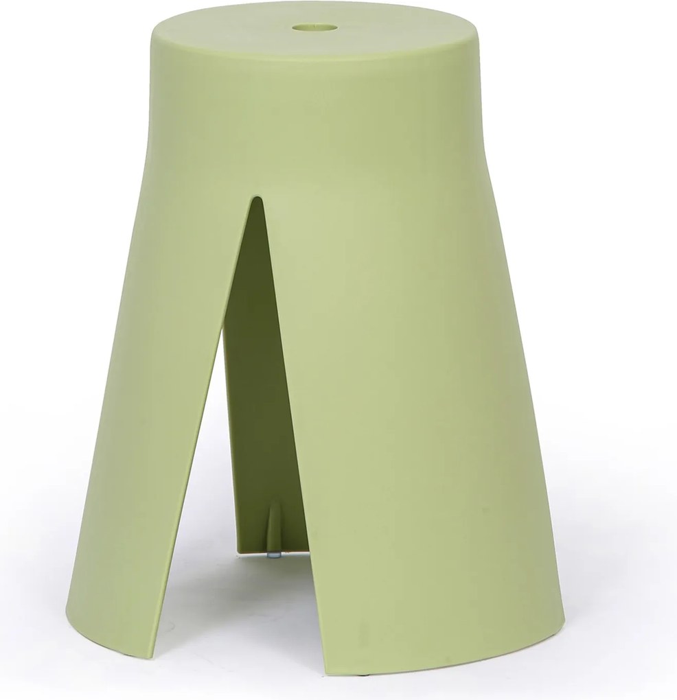 Plastová stolička RIKO, zelená