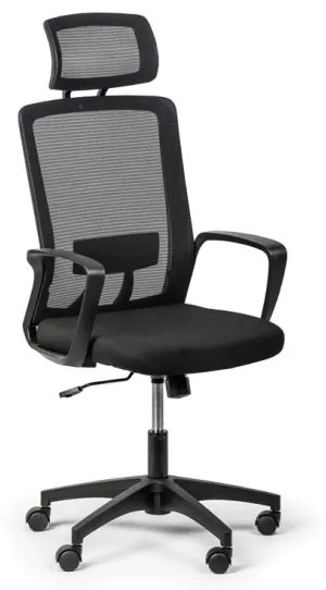 Kancelárska stolička BASE PLUS, čierna