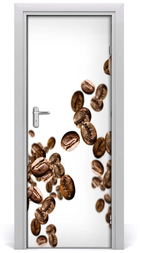 Fototapeta na dvere samolepiace zrnká kávy 75x205cm