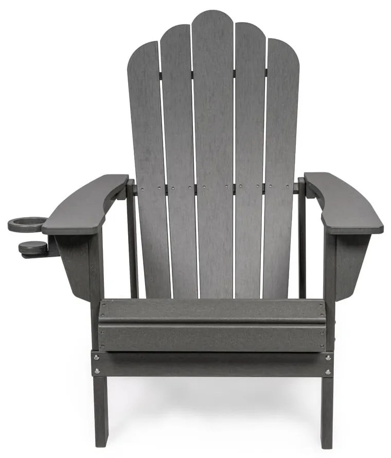 Sivé plastové záhradné kreslo Adirondack – Bonami Selection