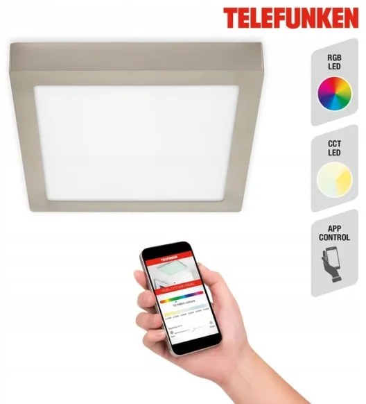 Telefunken 309602TF - LED RGBW Stropné svietidlo LED/18W/230V 2700-6500K WiFi