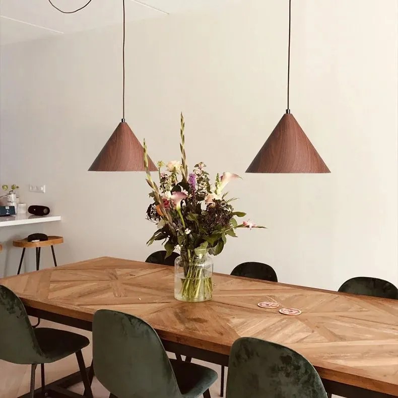 Toolight Toolight, stropné svietidlo 1xE27 APP1443-1CP, tmavé drevo, OSW-01270