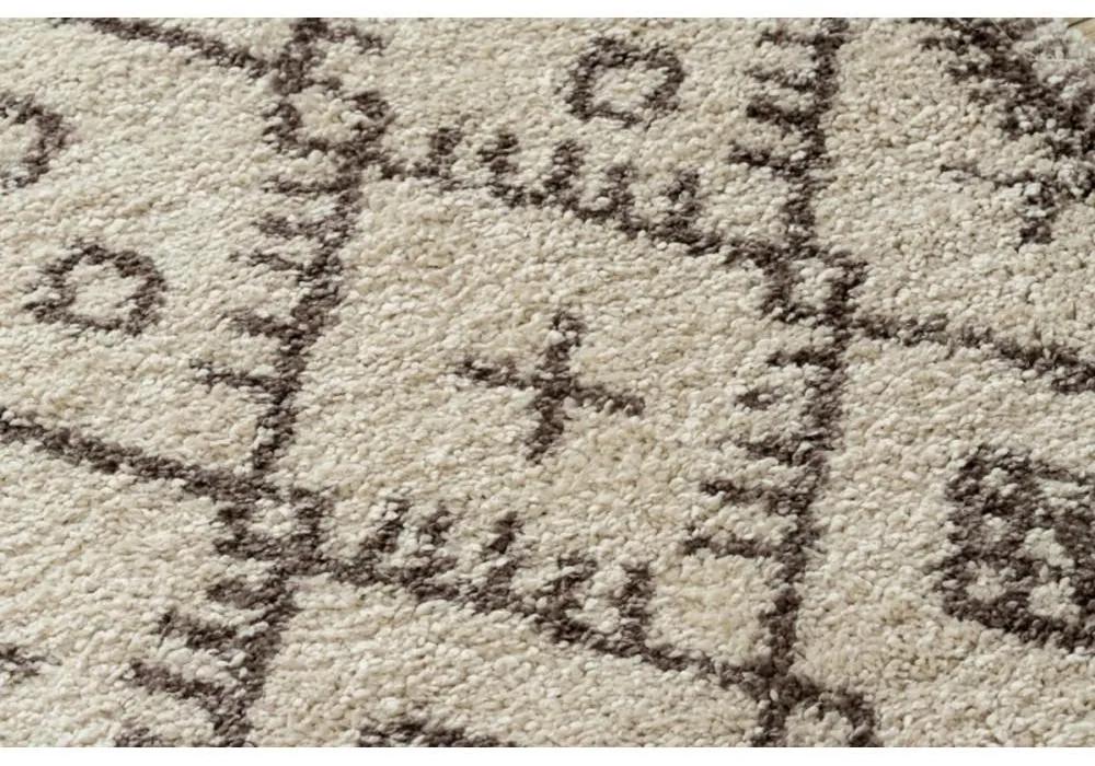 Kusový koberec Shaggy Akira krémový 160x220cm