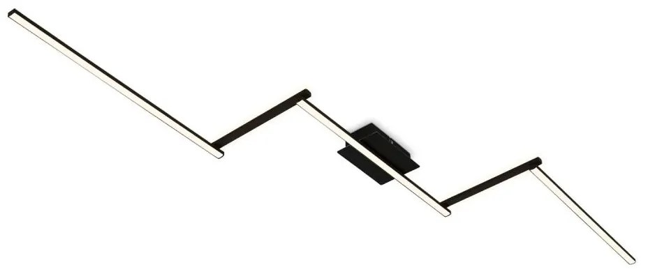 Briloner 3501-015 - LED Prisadený luster STAFF 5xLED/4,8W/230V čierna