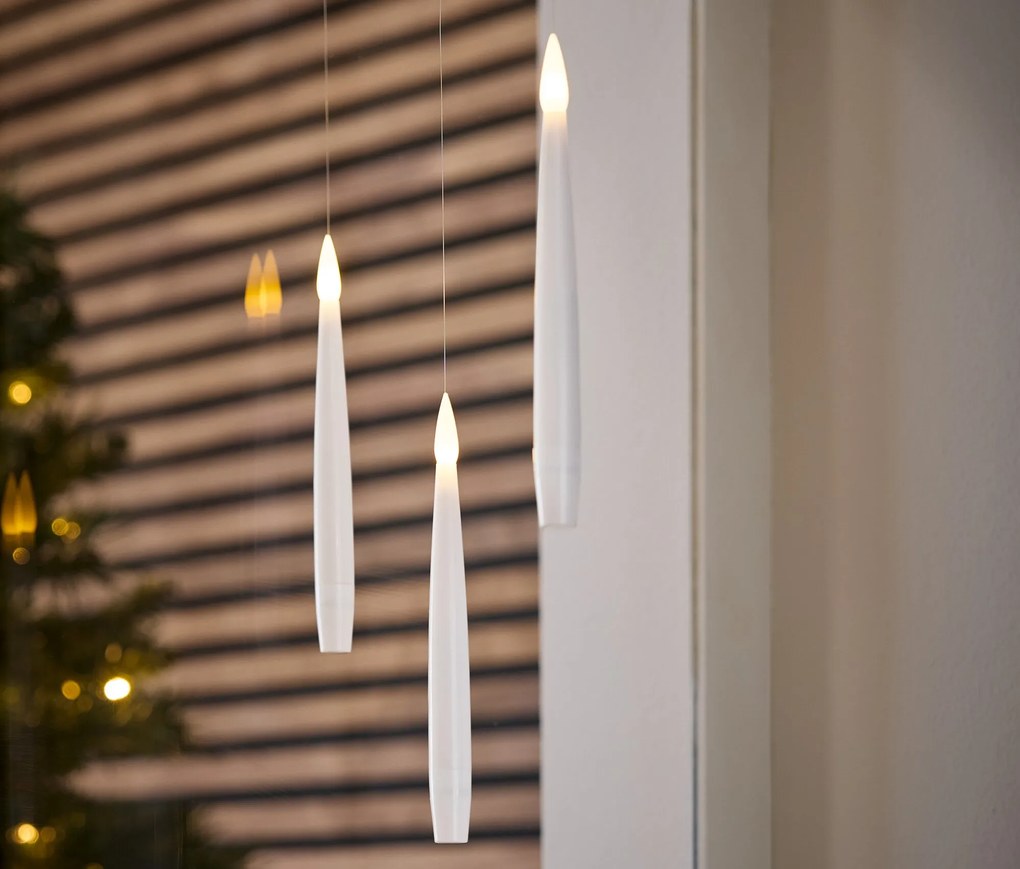 Vznášajúce sa LED sviečky, 3 ks