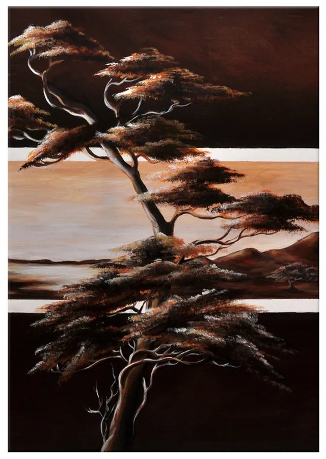 Gario Ručne maľovaný obraz Africká krajina Rozmery: 70 x 100 cm