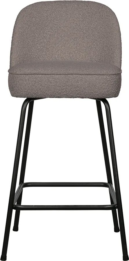 BePureHome Vogue bouclé barová a pultová stolička - Sivá, Barová