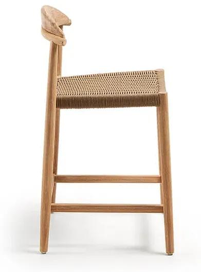 Barová stolička glynis 62 cm béžová MUZZA