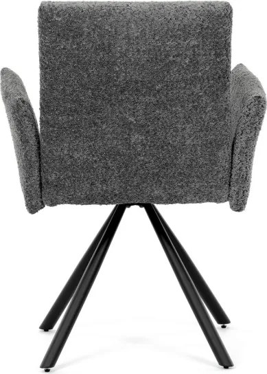 Jedálenská stolička sivá DCH-W1117 GREY2
