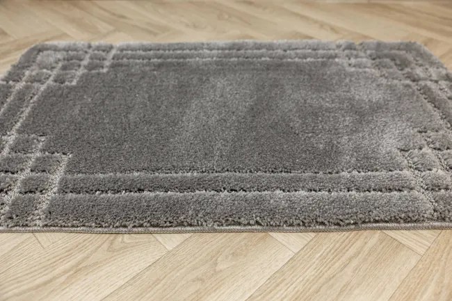 Kúpeľňový koberček Sego sivý, mozaika