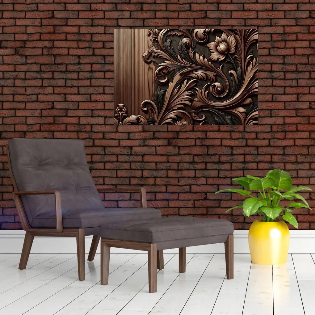 Obraz - Vzor z dreva (90x60 cm)