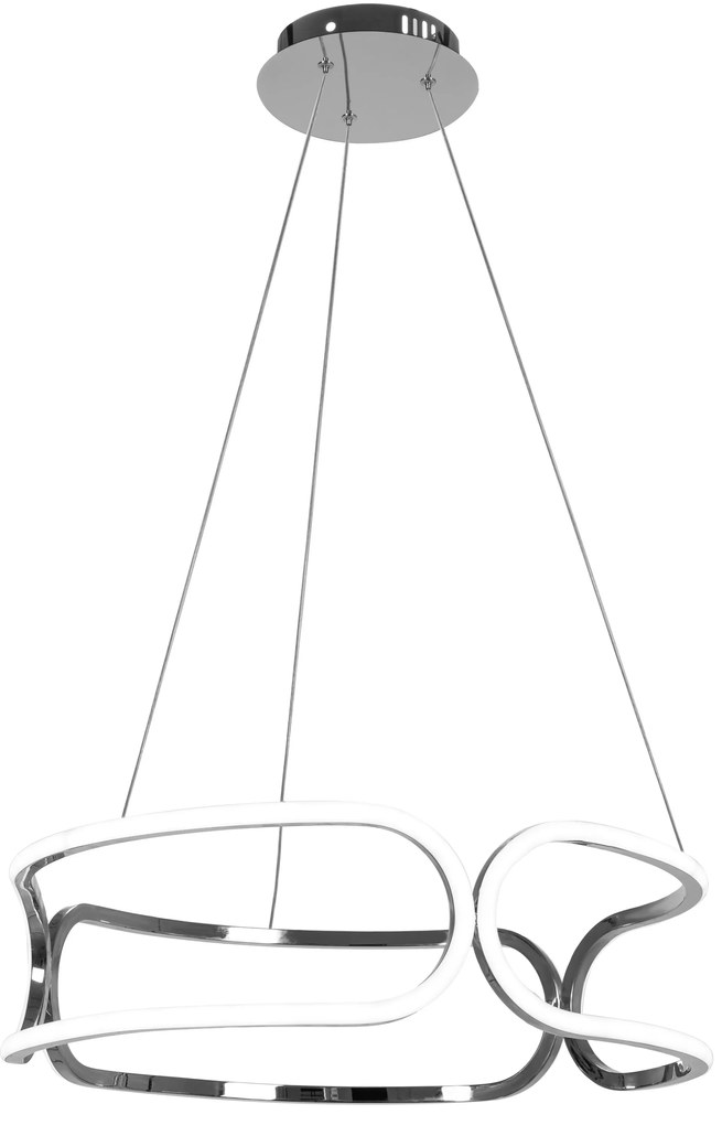 Toolight - LED stropné svietidlo APP792-CP, chrómová, OSW-05500