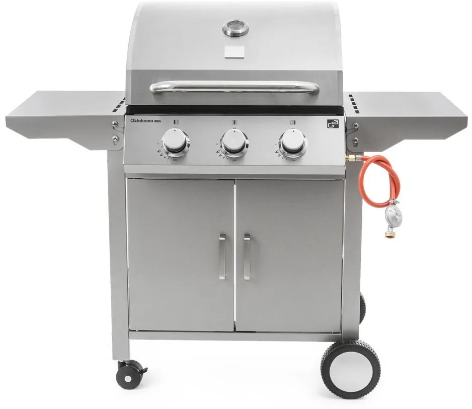 Plynový gril G21 Oklahoma BBQ Premium Line 3 horáky + zadarmo redukčný ventil 6390310