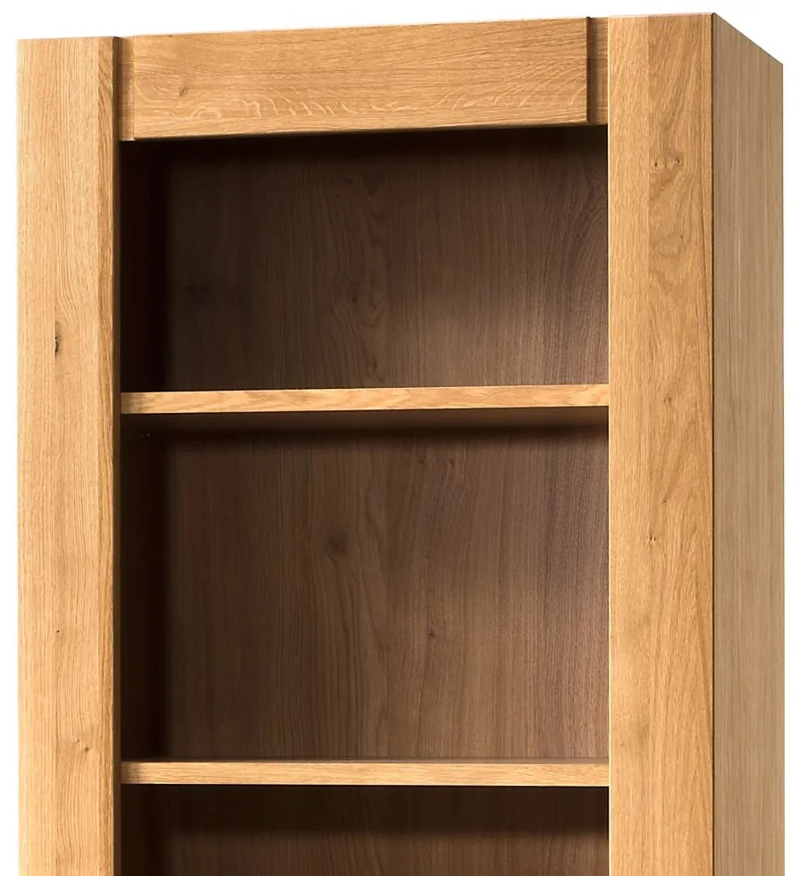 Knihovna Velvet II 17 75 cm z masivu dub přírodní