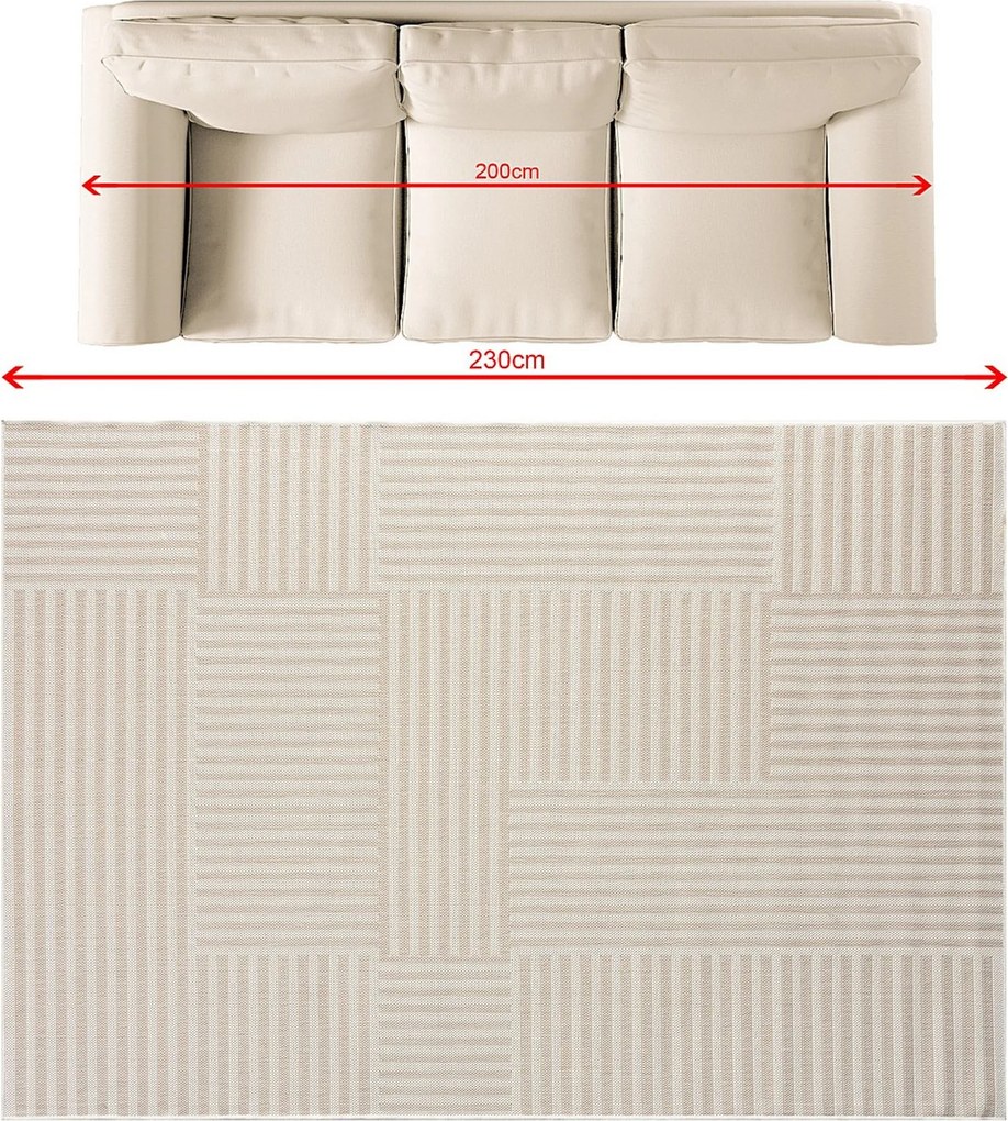 Koberec Mellow Beige I 160x230 cm