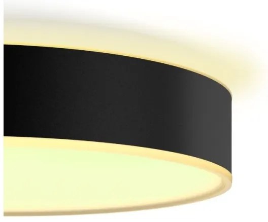 Philips - LED Stmievateľné stropné svietidlo Hue ENRAVE L LED/33,5W/230V čierna+ DO