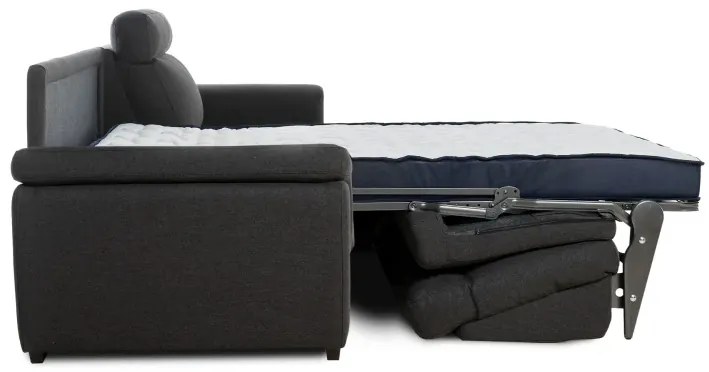 Rohová sedacia súprava na každodenné spanie AZZURRA br. FIORELLO s rozkladom, pravá, 140, hnedá (como 5 antelope)