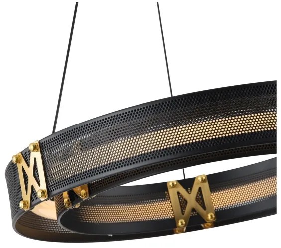 LED Luster na lanku LED/21W/230V 3000K 42x120 cm