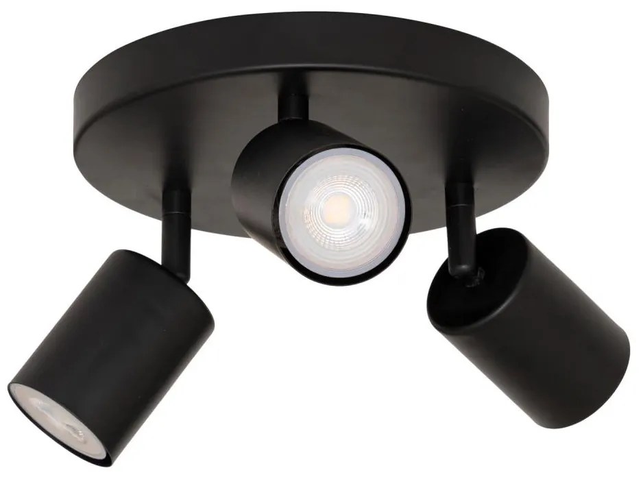 Atmosphera - Bodové svietidlo VICO 3xGU10/25W/230V čierne