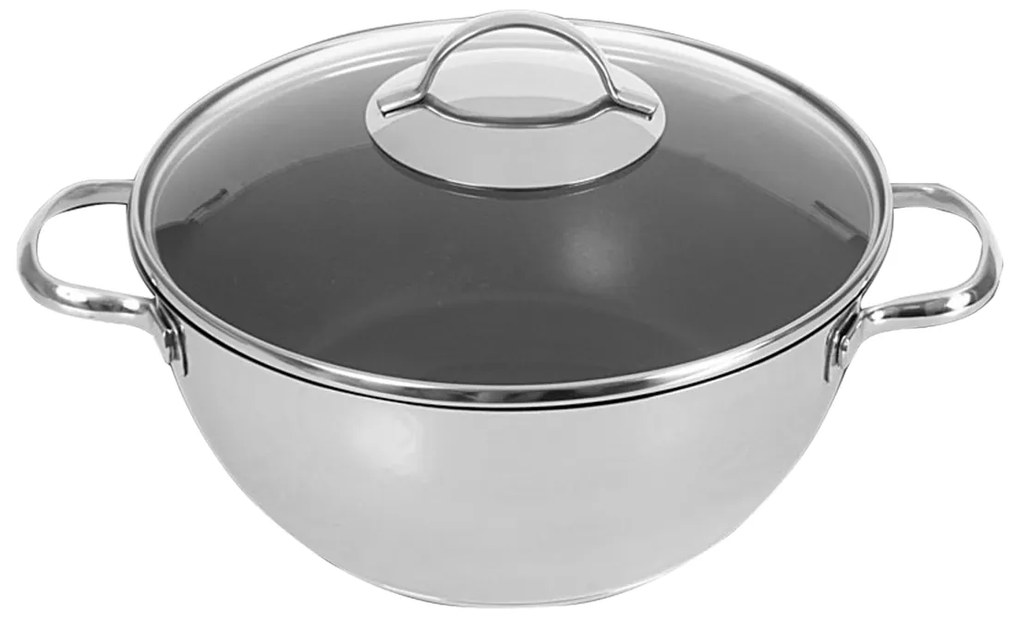 Wok s pokrievkou 4,5 l - Orion - 600223