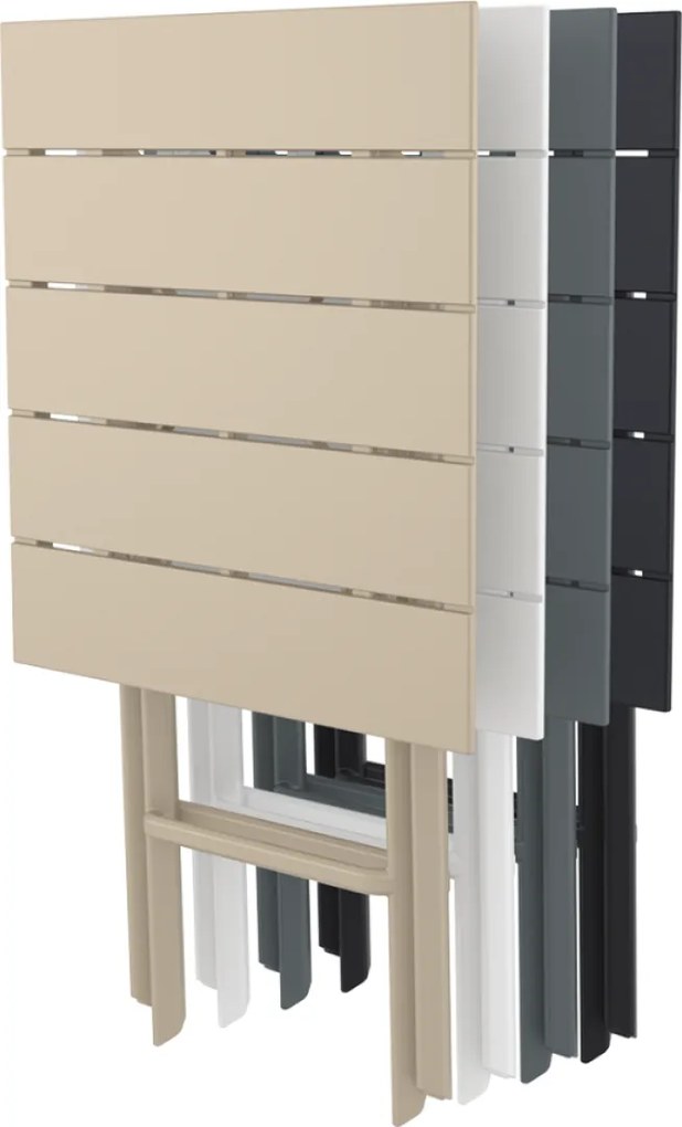 HELEN FOLDING 60 sklopný záhradný stôl taupe