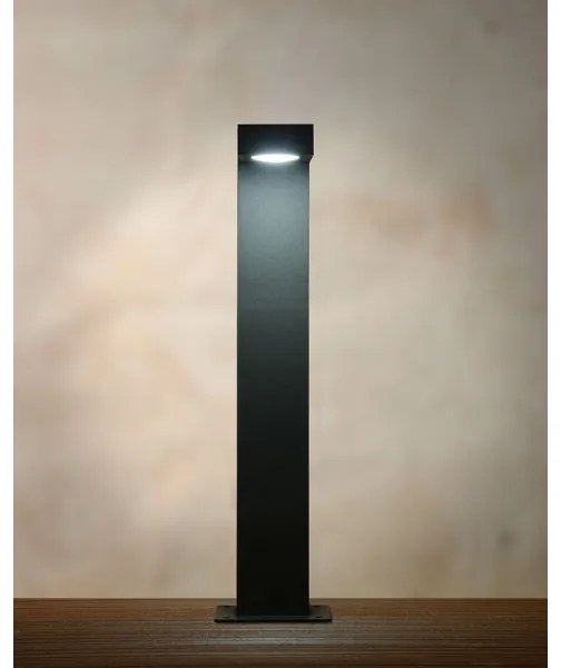 Lucide 28851/40/30 - LED Vonkajšia lampa TEXAS LED/8W/230V čierna 40 cm IP54