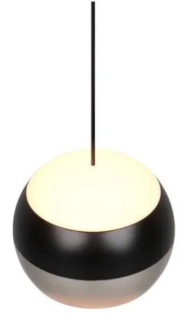Čierne/v striebornej farbe LED závesné svietidlo ø 15,5 cm Orbit – Trio Select