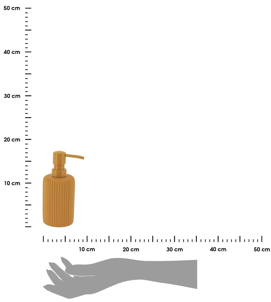 Dávkovač mydla Issard, horčicová, 230 ml