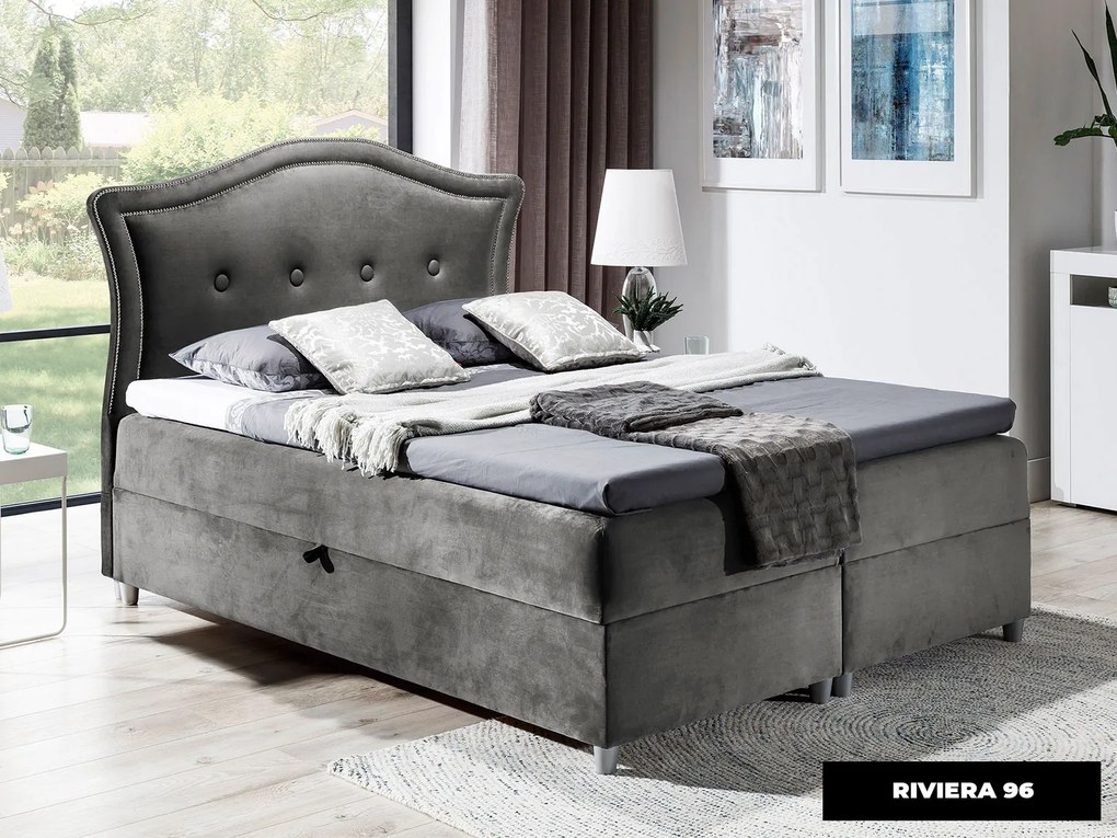 PROXIMA.store - Kontinentálna boxspring posteľ WILLOW ROZMER: 140 x 200 cm