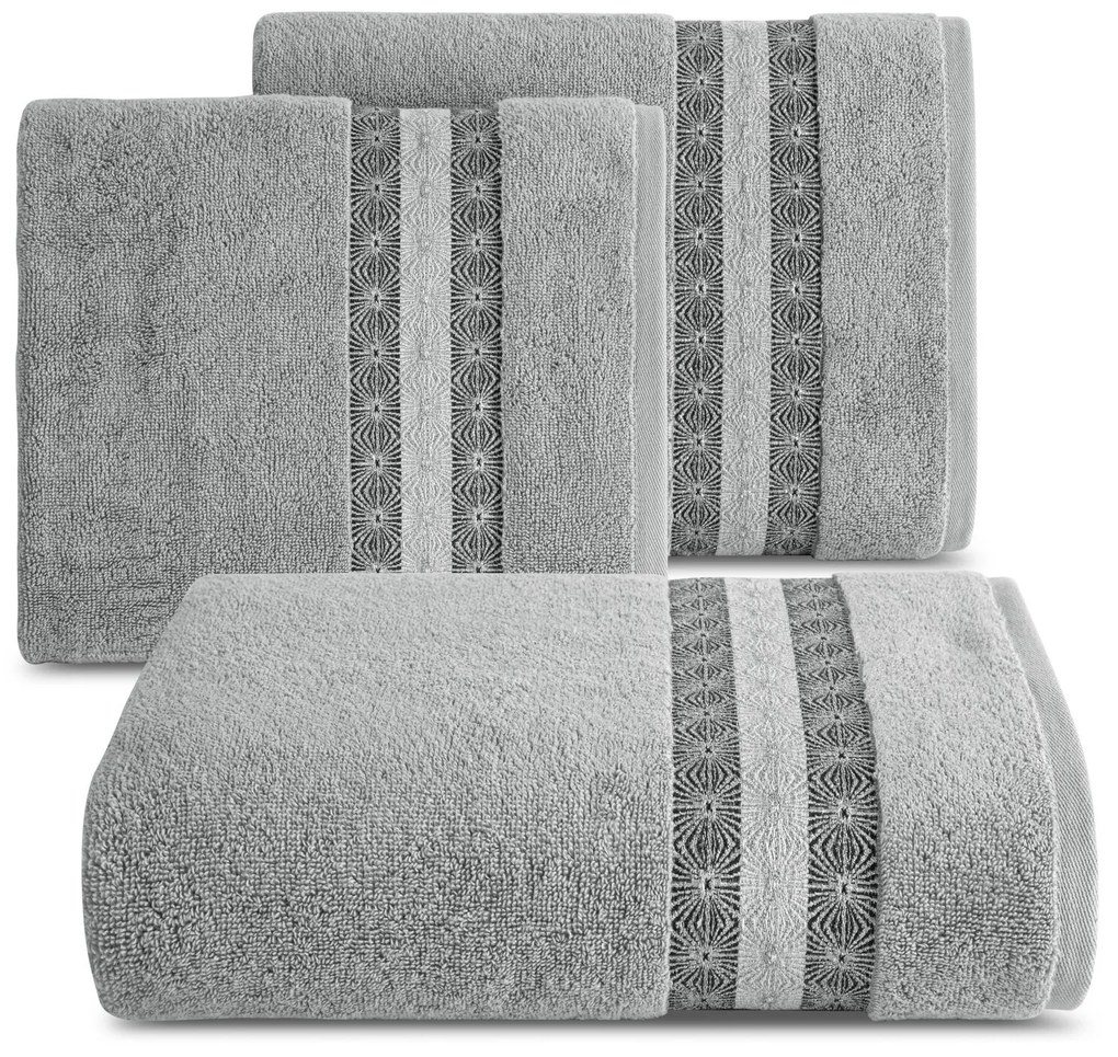 BAVLNENÝ UTERÁK MALIKA 70X140 CM SVETLOSIVÁ