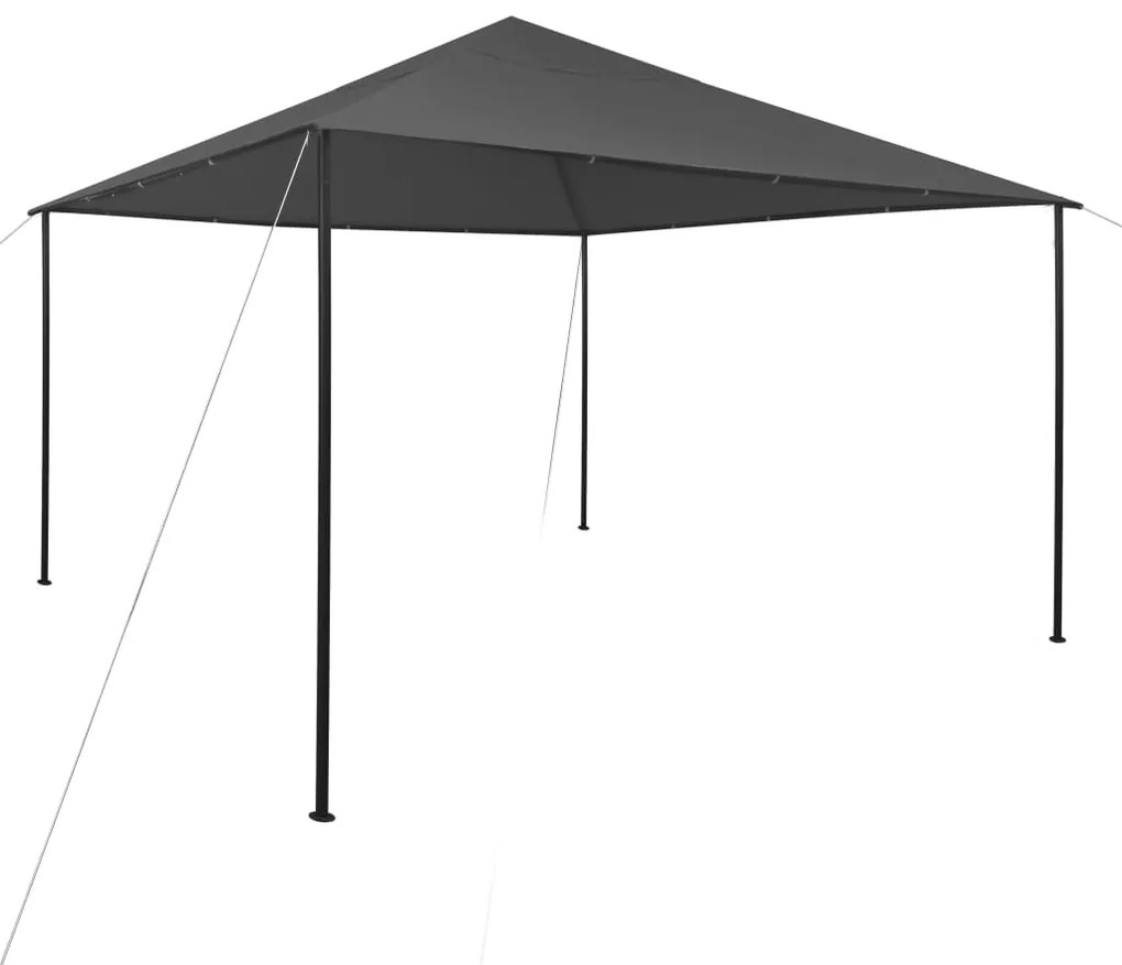 vidaXL Altánok 4x4x3 m, antracitový 180 g/m²