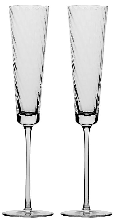 Poháre na šampanské 130 ml set 2 ks - Gaya Glas Premium - 321722