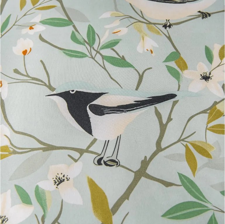 Obliečka na vankúš z mikrovlákna FLORIBIRD 45x45 cm, zelená
