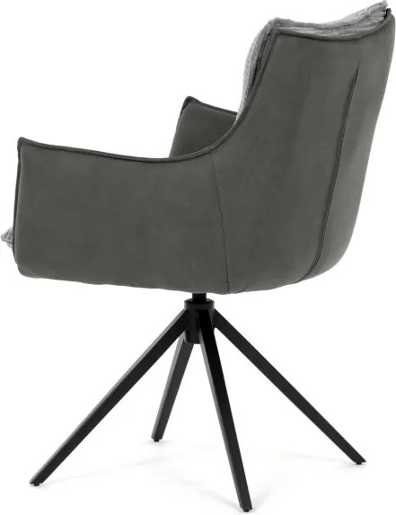 Jedálenská stolička sivá DCH-D1345 GREY2