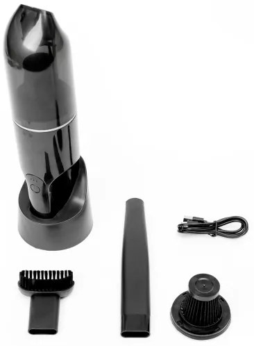 Prenosný nabíjací vysávač do auta 75W/2000 mAh čierna