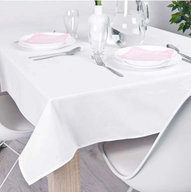 Obrus na stôl biely Classic 140x100 cm EMI