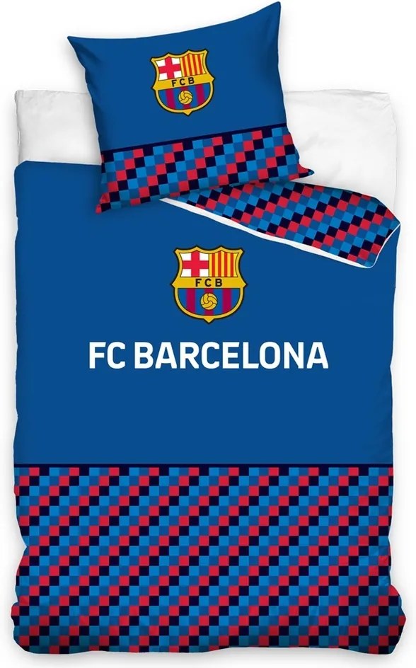 Bavlnené obliečky FC Barcelona Half of Cubes, 140 x 200 cm, 70 x 90 cm