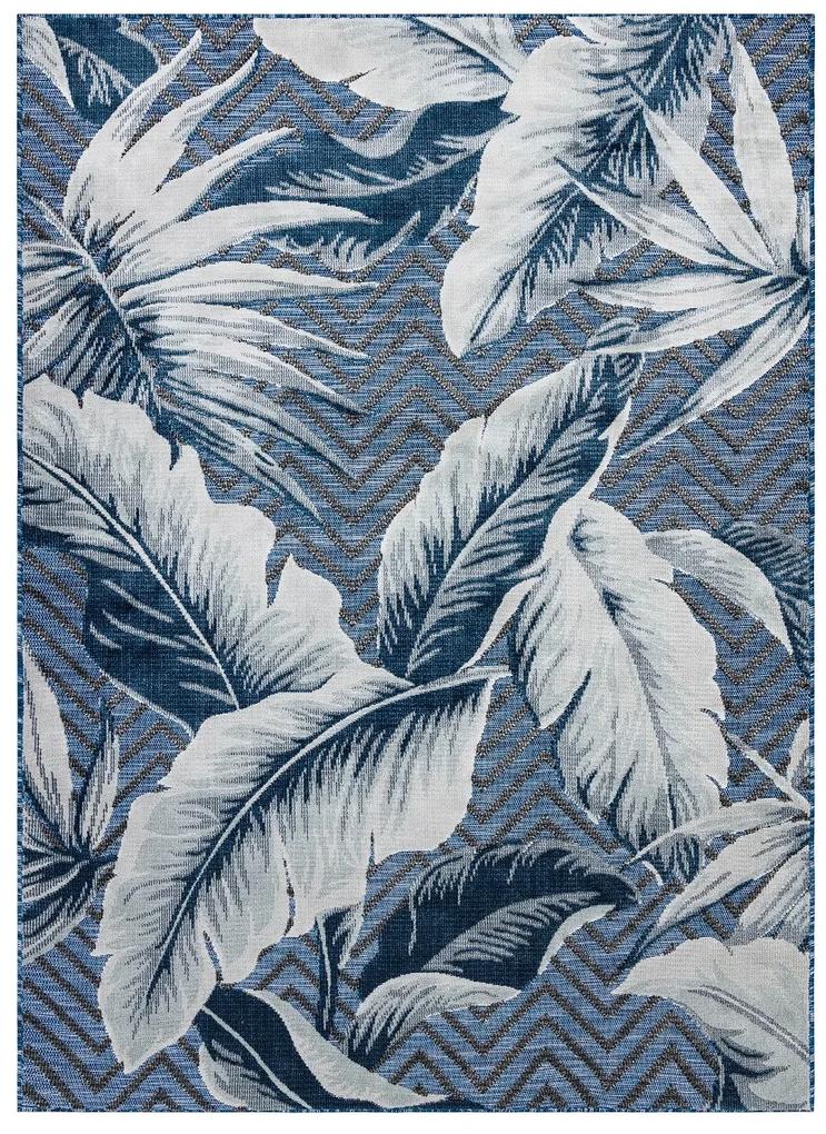 Dywany Łuszczów Kusový koberec Botanic 65242 Feathers navy – na von aj na doma - 117x170 cm