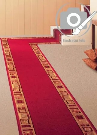 Koberce Breno Behúň JENA 44, šíře role 120 cm, hnedá, viacfarebná